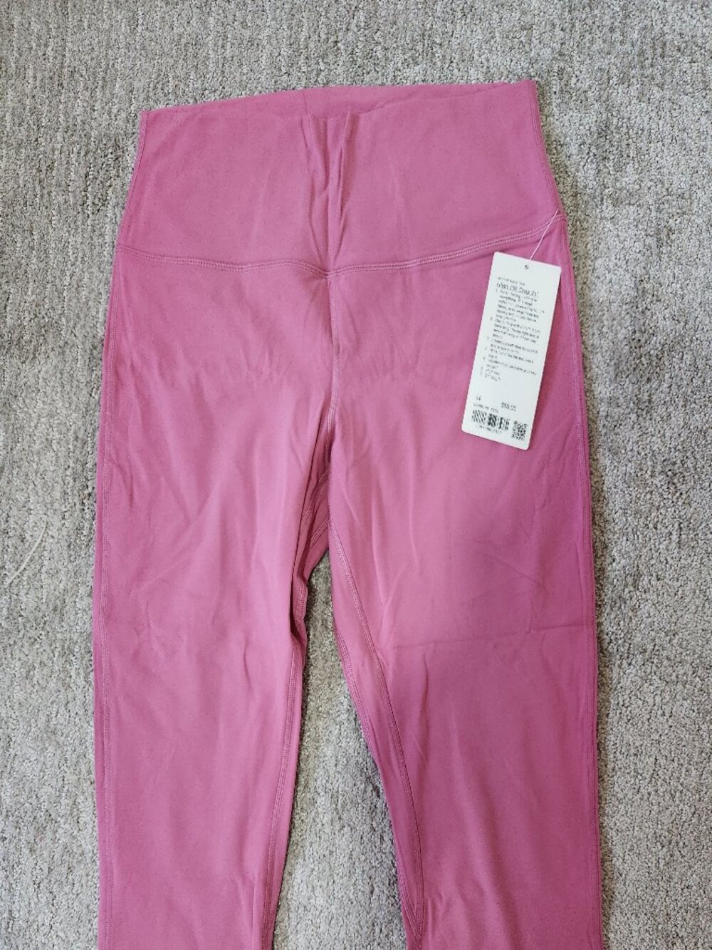 Lululemon align HR crop 21" size 14 NWT